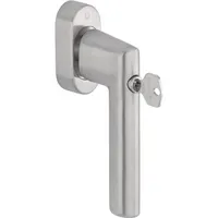 HOPPE Fenstergriff Amsterdam E0400S/UD9056 Edelstahl 32-42 mm F69/matt