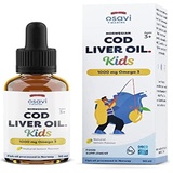 Osavi Norwegian Cod Liver Oil Kids, 1000mg Omega 3 (Lemon) - 50 ml.