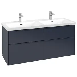 Villeroy & Boch Villeroy und Boch Subway 3.0 Waschtisch-Unterschrank C56802VQ 127,2x56,6x47,8cm, ohne LED/Griff monochrom, marine blue