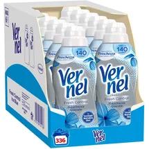Vernel Fresh Control Weichspüler, geruchsneutralisierend, frostig frisch, 12 x 700 ml