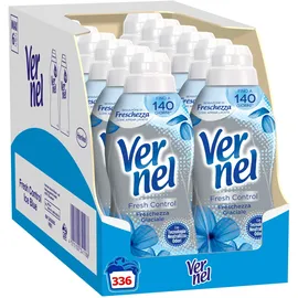 Vernel Fresh Control Weichspüler, geruchsneutralisierend, frostig frisch, 12 x 700 ml