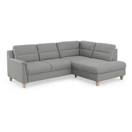 sit&more Ecksofa »Farö L-Form« inklusive Federkern, wahlweise mit Bettfunktion und Bettkasten