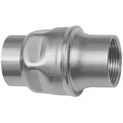 Rückschlagventil, leichte Bauweise, Edelstahl 1.4301, G 3/4", 0,03 bar