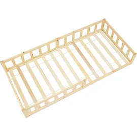 Homestyle4u Kinderbett Homestyle4u 90 x 200 cm Kiefer massiv natur