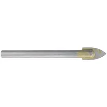 WOLFCRAFT Glas- und Fliesenbohrer 6 mm Gesamtlänge 100 mm Zylinderschaft 1 St.