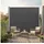 Songmics Seitenmarkise 200 x 350 cm grau Polyester