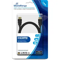 MediaRange HDMI mit Ethernetkabel (1.80 m HDMI), Video Kabel