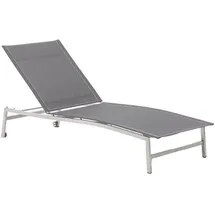 Zebra Technologies Rückenlehne für Gartenliege 210 cm x 65 cm Edelstahl/Metall/Textil