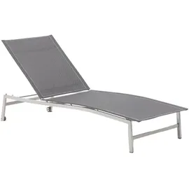 Zebra Technologies Rückenlehne für Gartenliege 210 cm x 65 cm Edelstahl/Metall/Textil