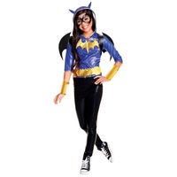 Rubie ́s Kostüm DC Superhero Girls Batgirl Deluxe Kostüm für Kinde, Hochwertiges Kostüm der Superheldin aus der Animationsserie blau