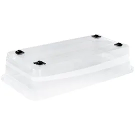 KEEEPER Aufbewahrungsbox Konrad 79,5 x 39,5 x 18 cm 3-tlg. transparent