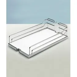 Auszugsrahmen-Einhängetablar, mit Rutschstopp, Arena CLASSIC 9082247, Stahl