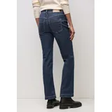 STREET ONE STREET ONE, Damen, Gr. 31, Länge 30, schwarz indigo washed, Web, 72% Baumwolle, 27% Polyester, 1% Elasthan, unifarben, lang, Jeans Slim-fit-Jeans, High Waist