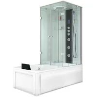 AcquaVapore Dusche Wanne Kombination K05-L03 Duschkabine 180x90