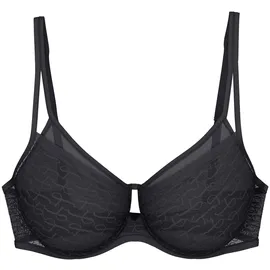 Triumph Signature Sheer W01 EX, mit Bügel, ohne Polsterung, Verstellbare Träger, 80E, Schwarz