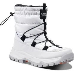 Snowboots ICEPEAK "AJACCIO MS", Damen, Gr. 39, weiß (optic weiß), Textil, Synthetik, sportlich, Schuhe, wasserabweisend und gefüttert