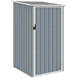 vidaXL Gerätehaus 0,87 x 0,98 x 1,59 m grau