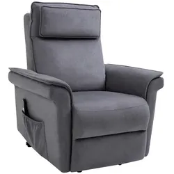 HOMCOM Aufstehsessel, BxH: 95 x 106 cm, grau