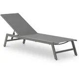 Idimex Sonnenliege 192 x 31 x 55 cm Grau