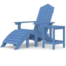 vidaXL Adirondack-Gartenstuhl 38 x 83 x 46 cm blau