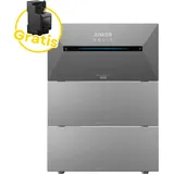 Anker SOLIX Solarbank 2 E1600 AC-Speicher – inkl. Smartmeter und 2 Erweiterungsbatterien für Balkonkraftwerke