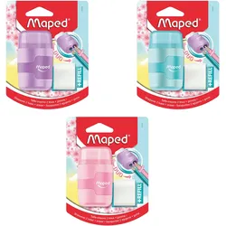 Maped Radierer/Anspitzer 2in1 CONNECT PASTELL - Blindpack