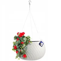 Kadax Hängetopf Ø 32 x 19 cm Weiß