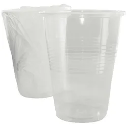 Gastronoble Einwegbecher | einzeln verpackt | 1000 Kunststoffbecher