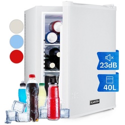 Klarstein Table Top Kühlschrank HEA-HappyHour-42Wht 10035245A, 53.5 cm hoch, 40 cm breit, Hausbar Minikühlschrank ohne Gefrierfach Getränkekühlschrank klein