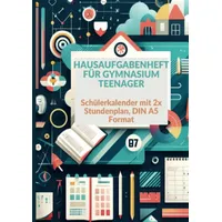 Bookmundo Hausaufgabenheft: 1 Woche 2 Seiten Schulplaner Teenager ,