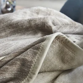IBENA Fano Kuscheldecke 100 x 150 cm braun/camel