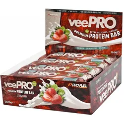 ProFuel veePro Bar (12x74g) Strawberry EINHEITSFARBE 0.9 kg