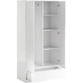 INOSIGN Drehtürenschrank Naia 98,9 x 200,6 x 50 cm Weiß