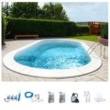 my POOL BWT Oval, (Set, 7 tlg.), 20285268-0 weiß/sand