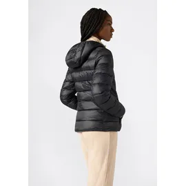 Champion Steppjacke "Light Outdoor Polyfilled Hooded Jacket", Damen, Gr. XXL (50/52), schwarz (nbk), Obermaterial: 100% Polyamid. Futter: 100% Polyester. Wattierung: 100% Polyester, Jacken Steppjacke, für sportliche Aktivitäten, mit Polyester-Wattierung
