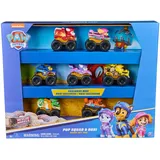 Psi Patrol: Rescue Wheels, 7-teiliges Pup Squad Racers Geschenkset mit exklusivem Roxi Spielzeug, Kinderspielzeug für Kinder und Mädchen ab 3 Jahren