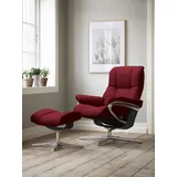 Stressless Mayfair mit Cross Base Rohleder 83 x 102 x 74 cm red q2 faron