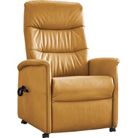 himolla Relaxsessel himolla 9051, in 3 Sitzhöhen, manuell oder elektrisch verstellbar, Aufstehhilfe gelb 66 cm x 112 cm x 86 cm