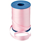 PRÄSENT C.E. Pattberg Geschenkband Pfingstrose-rosa, 250 Meter Ringelband 10 mm zum Basteln, Dekorieren & Verpacken von Geschenken zu jedem Anlass