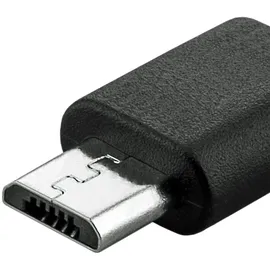 goobay Dual Ladeset 2,4 A, Netzteil mit 2x USB-Ausgang inklusive USB-Ladekabel, schwarz