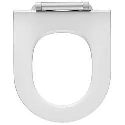 Pressalit Projecta D Solid Pro WC-Sitz 1005011-DG4925 weiß polygiene, ohne Deckel, Standard, weiß polygiene, Kombi-Scharnier DG4, Edelstahl