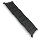 4pets Easy-Steps Einstiegshilfe für Dog Boxen - Metallic Grau - Rampe für Ihr Tier - Schweizer Qualität