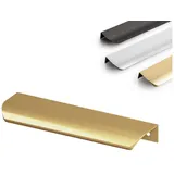 Prima-Online Möbelgriff Möbelgriff Griffleiste Aluminium Gold gebürstet 52-1200mm Küchengriff 120 cm