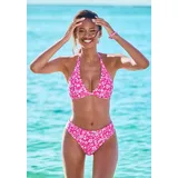 VIVANCE Bikini-Hose Damen Rosa/Weiß 32