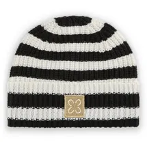 Codello Strickmütze (1-St) mit klassischen Streifen weiß