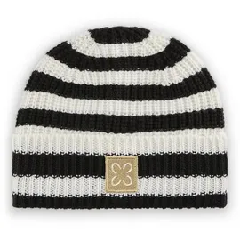 Codello Strickmütze (1-St) mit klassischen Streifen weiß