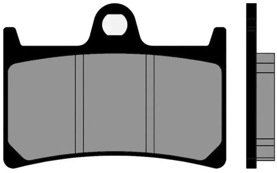 Brenta Moto Pro 7094 Sinterbremsbeläge - Black / Silver - One Size