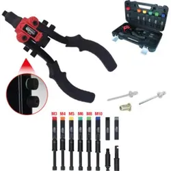 KS Tools 3 in 1 Nietzangen-Satz, 15-tlg.