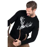 Almgwand Ahornalm Longsleeve schwarz L