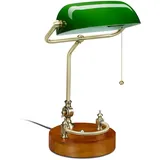 Relaxdays Bankerlampe